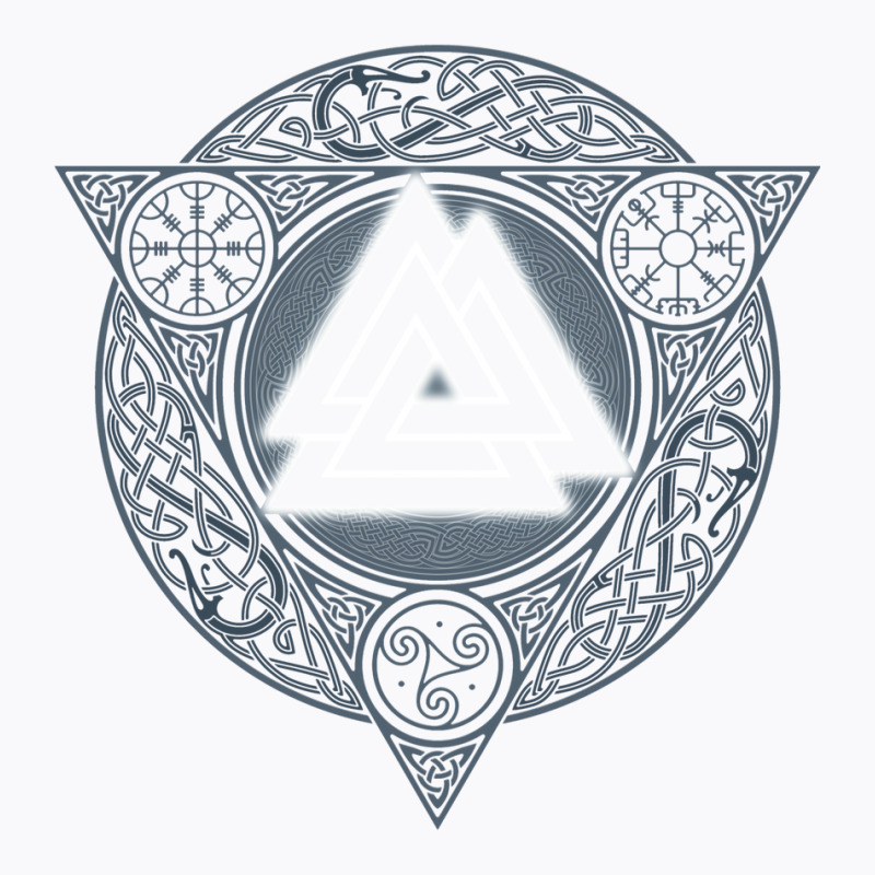 Valknut. Ice Flame. T-shirt | Artistshot