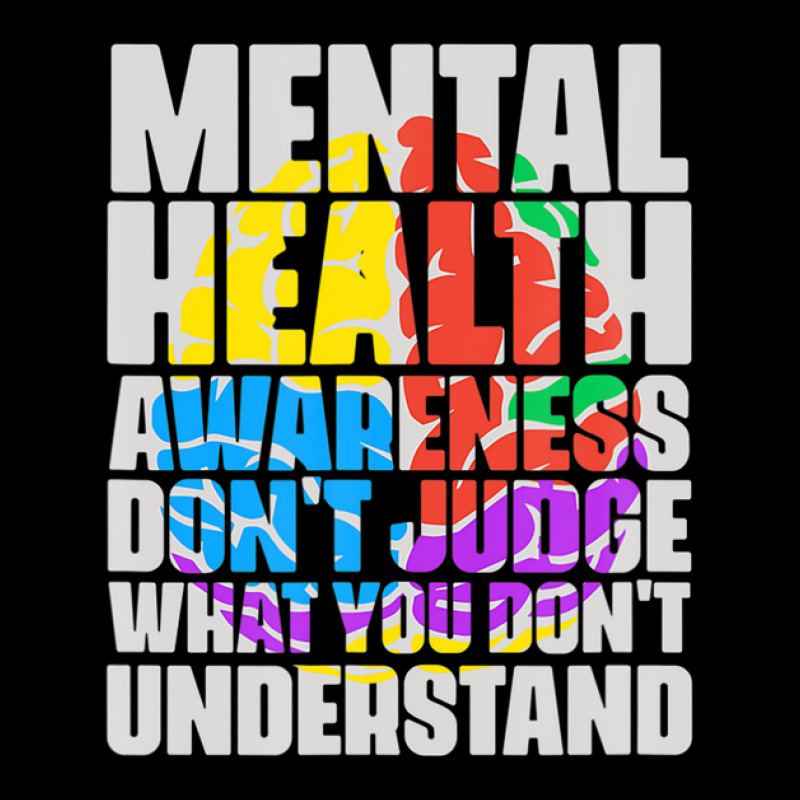 Mental Health Dont Judge Mental Health Awareness Cropped Sweater by hyskovoyc | Artistshot