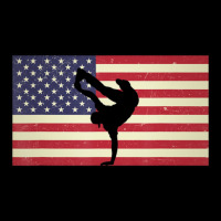 Hip Hop Street Break Dancing Teacher Patriotic American Flag 1 Adjustable Cap | Artistshot