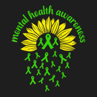 Mental Health Awareness Sunflower Classic T-shirt | Artistshot