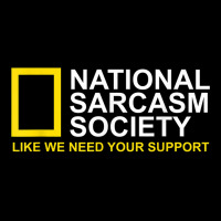 National Sarcasm Society Satirical Parody Design Men & Women Women's V-neck T-shirt | Artistshot