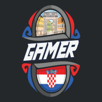 Croatia Gamer Croatian Crewneck Sweatshirt | Artistshot