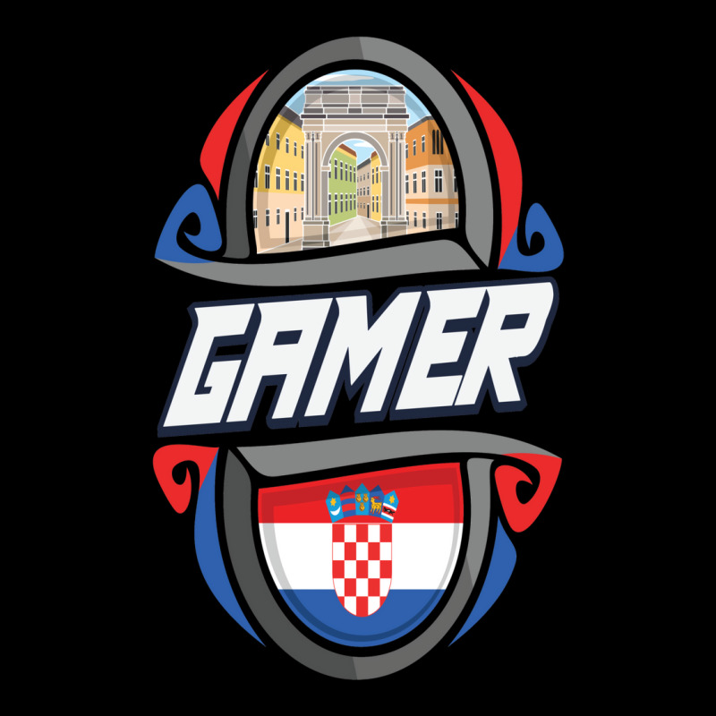 Croatia Gamer Croatian Zipper Hoodie by gotlhesiranir | Artistshot