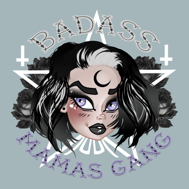 Badass Mamas Gang Goth Mama Unisex Sherpa-lined Denim Jacket | Artistshot