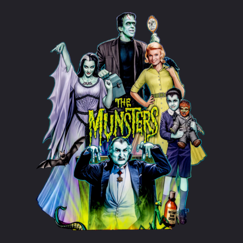 The Munsters Family Portrait Unisex Sherpa-Lined Denim Jacket by daiktumlinay | Artistshot