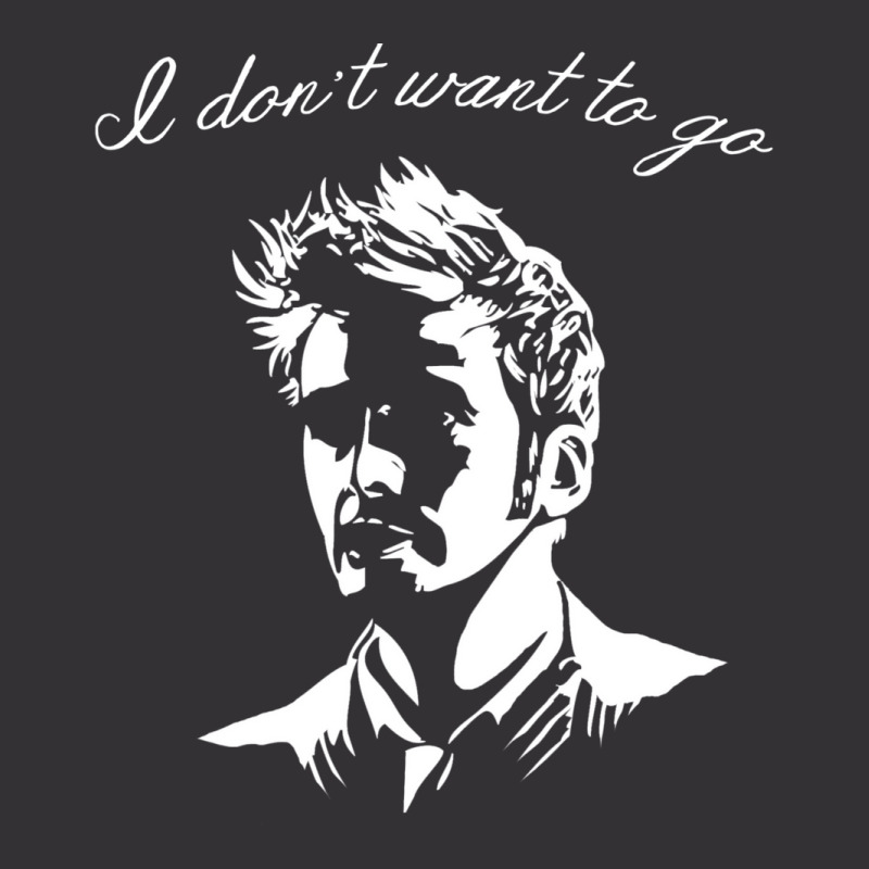 Tenth Doctor   I Don't Want To Go Vintage Hoodie by thiloandel3 | Artistshot