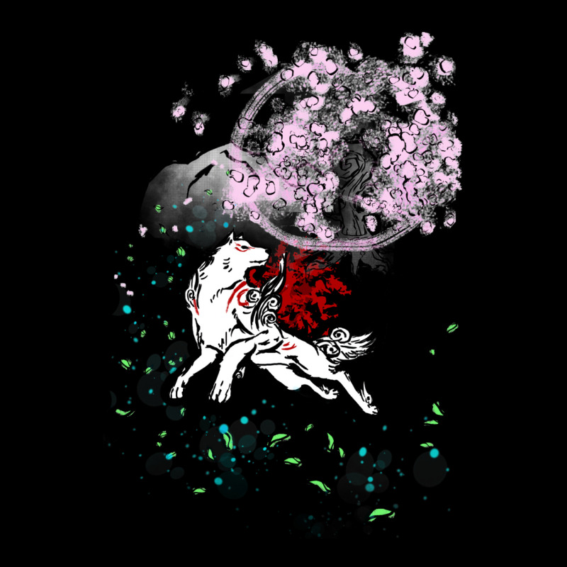 Amaterasu Okami With Cherry Blossoms Adjustable Cap | Artistshot