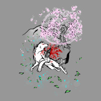 Amaterasu Okami With Cherry Blossoms Women's V-neck T-shirt | Artistshot