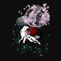 Amaterasu Okami With Cherry Blossoms Crop Top | Artistshot