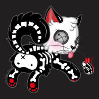 Skele Cat Red Version T-shirt | Artistshot