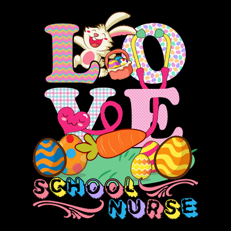 School Nurse Easter Gift T  Shirt Love School Nurse Easter Bunny Easte Pocket T-shirt | Artistshot