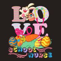 School Nurse Easter Gift T  Shirt Love School Nurse Easter Bunny Easte Tank Top | Artistshot