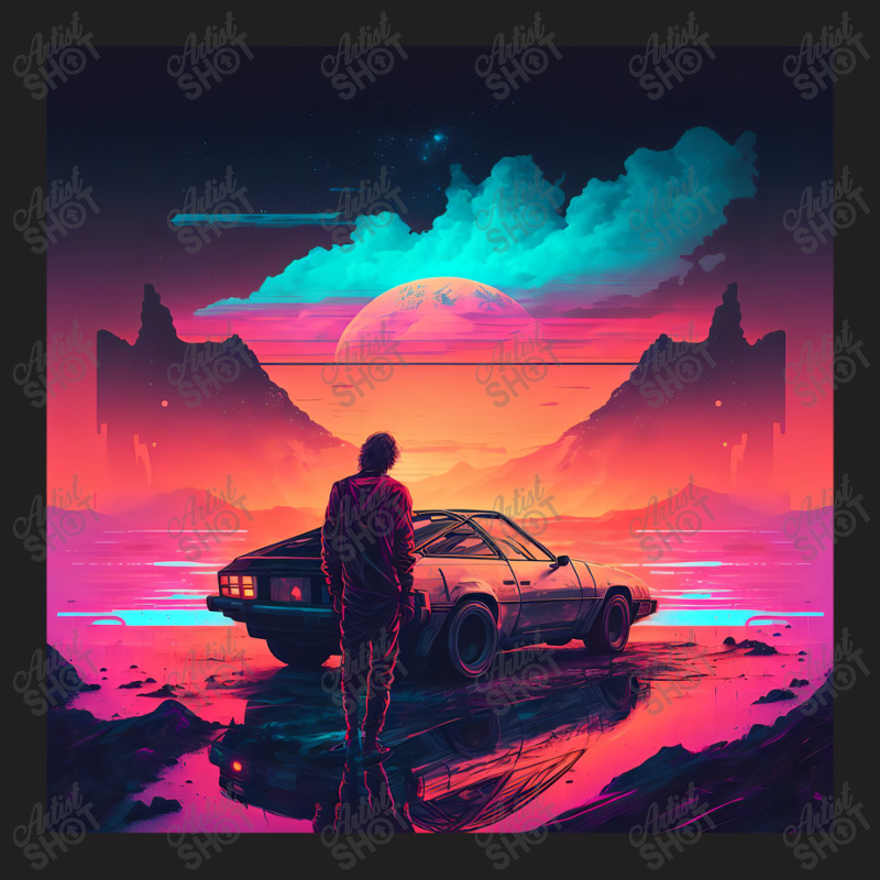 Car Retro Synthwave T-Shirt by Agus Creative | Artistshot