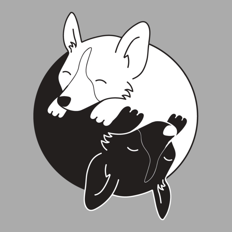 Corgi Dog Yin Yang T-shirt | Artistshot