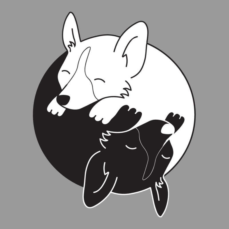 Corgi Dog Yin Yang Graphic T-shirt | Artistshot