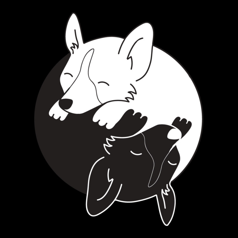 Corgi Dog Yin Yang Lightweight Hoodie | Artistshot