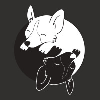 Corgi Dog Yin Yang Champion Hoodie | Artistshot