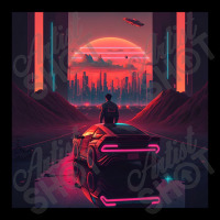 Car Retro Synthwave V-neck Tee | Artistshot