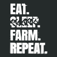 Farming Simulator   Eat. Sleep. Farm. Repeat. T Shirt(white) Women's Triblend Scoop T-shirt | Artistshot