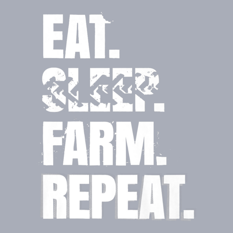 Farming Simulator   Eat. Sleep. Farm. Repeat. T Shirt(white) Tank Dress by aiiluurosy | Artistshot