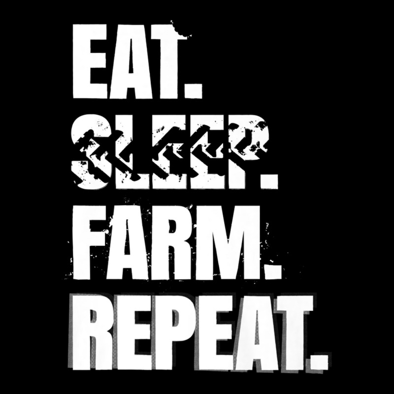 Farming Simulator   Eat. Sleep. Farm. Repeat. T Shirt(white) Cropped Sweater by aiiluurosy | Artistshot