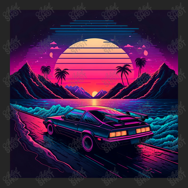 Car Retro Synthwave Unisex Hoodie by Agus Creative | Artistshot