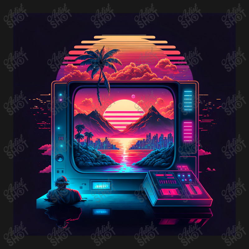 Gaming Retro Synthwave Flannel Shirt by Agus Creative | Artistshot