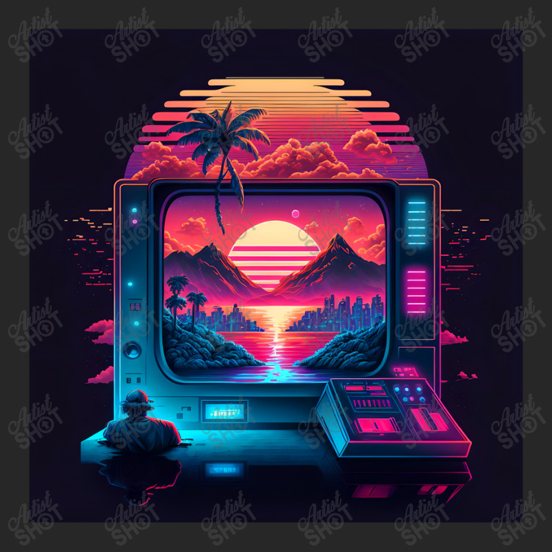 Gaming Retro Synthwave Men's T-shirt Pajama Set by Agus Creative | Artistshot