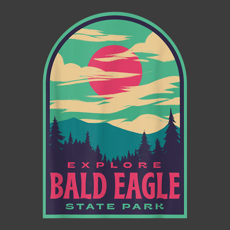 Bald Eagle State Park Retro Sunset T Shirt Men's Polo Shirt | Artistshot