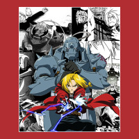 Fma  Edward And Alphonse  Manga Grouping Ladies Fitted T-shirt | Artistshot