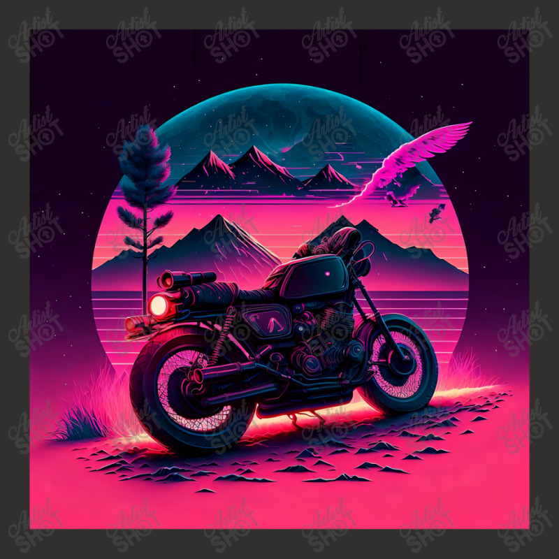 Motorcycle Retro Synthwave Champion Hoodie by Agus Creative | Artistshot