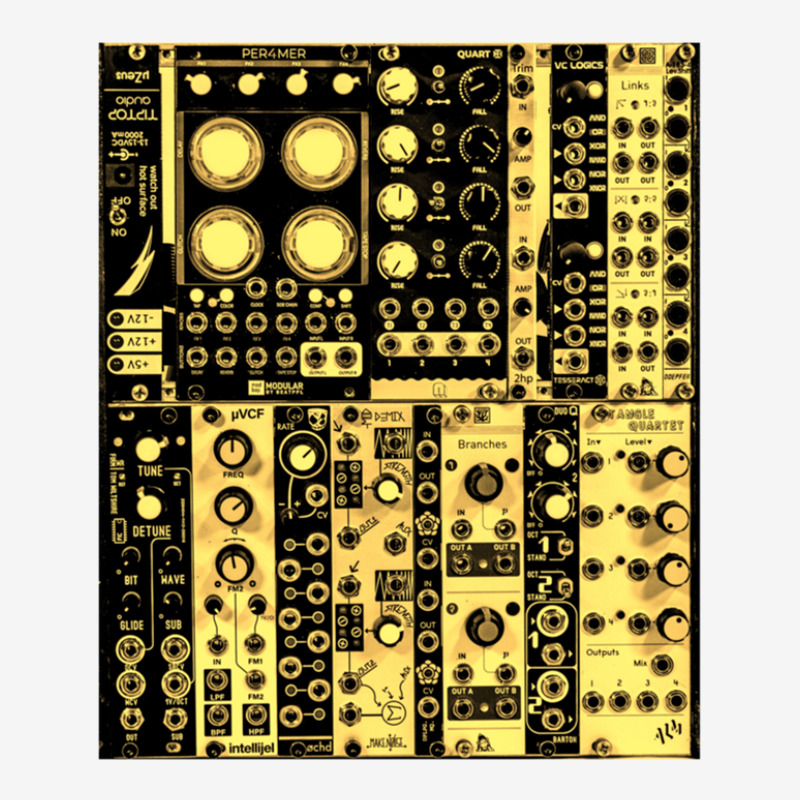 Eurorack Modular Synthesizer (yellow) Travel Mug | Artistshot