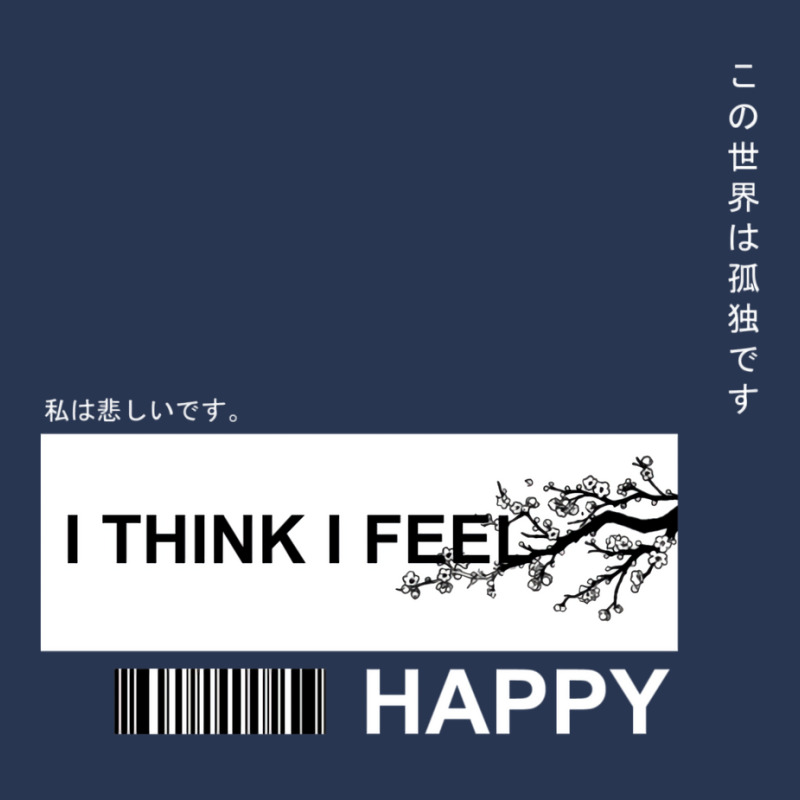 I Think I Feel Happy Men Denim Jacket | Artistshot