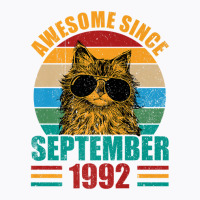 Awesome Since September 1992 30th Birthday 30 Years Old T-shirt | Artistshot