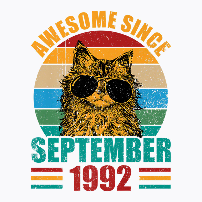 Awesome Since September 1992 30th Birthday 30 Years Old T-shirt | Artistshot