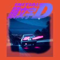 Initial D Neon Ae86 Ladies Fitted T-shirt | Artistshot