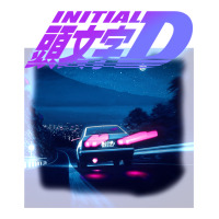 Initial D Neon Ae86 Maternity Scoop Neck T-shirt | Artistshot