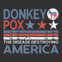 Donkey Pox The Disease Destroying America Funny Anti Biden Vintage Hoodie | Artistshot