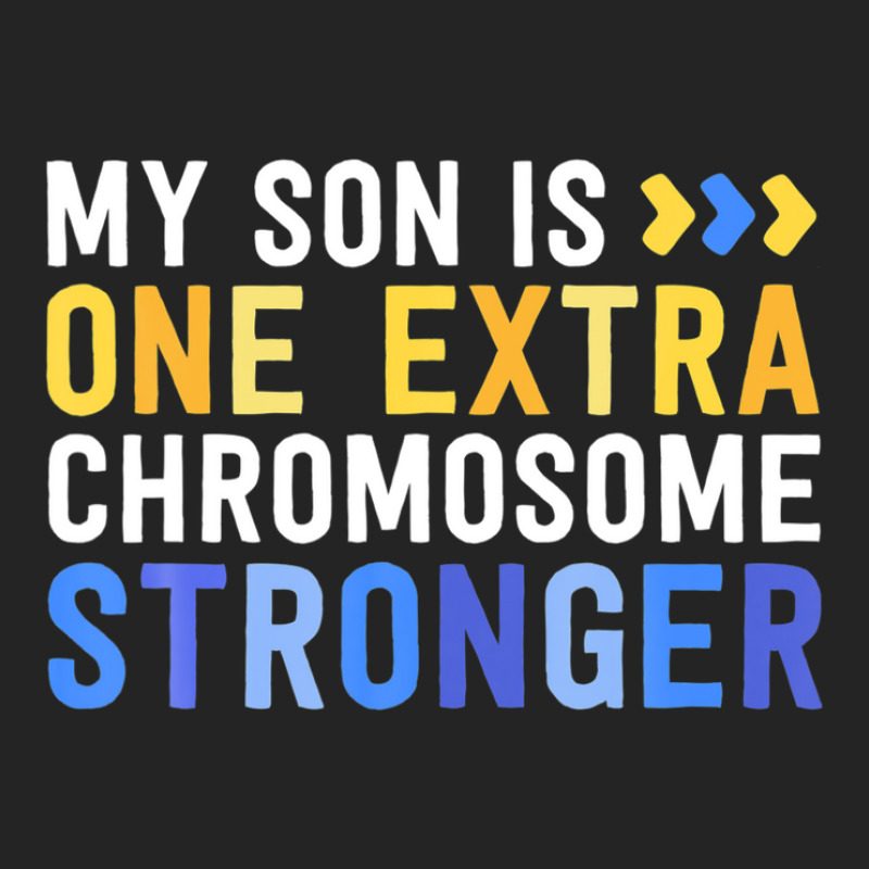 Family Down Syndrome Awareness My Son One Extra Chromosome 3/4 Sleeve Shirt | Artistshot