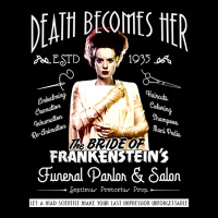 Hot Trend The Bride Of Frankenstein Funeral Parlor And Salon Adjustable Cap | Artistshot