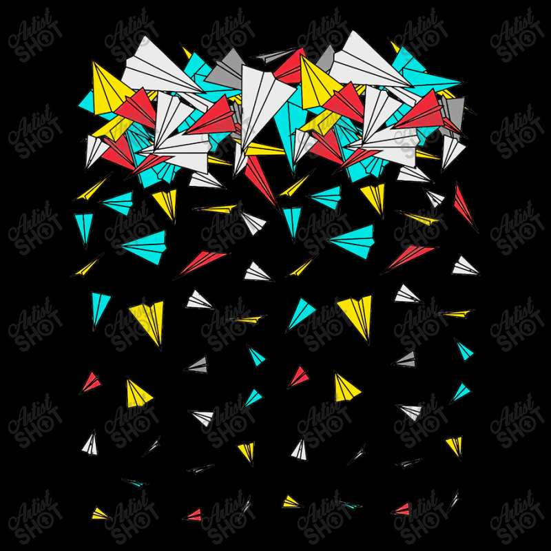 Colorfull Flying Paper Planes Fleece Short | Artistshot