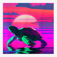 Beach Sunset Tortoise Painted Alligator Snapping Turtle T Shirt Graphic Youth T-shirt | Artistshot