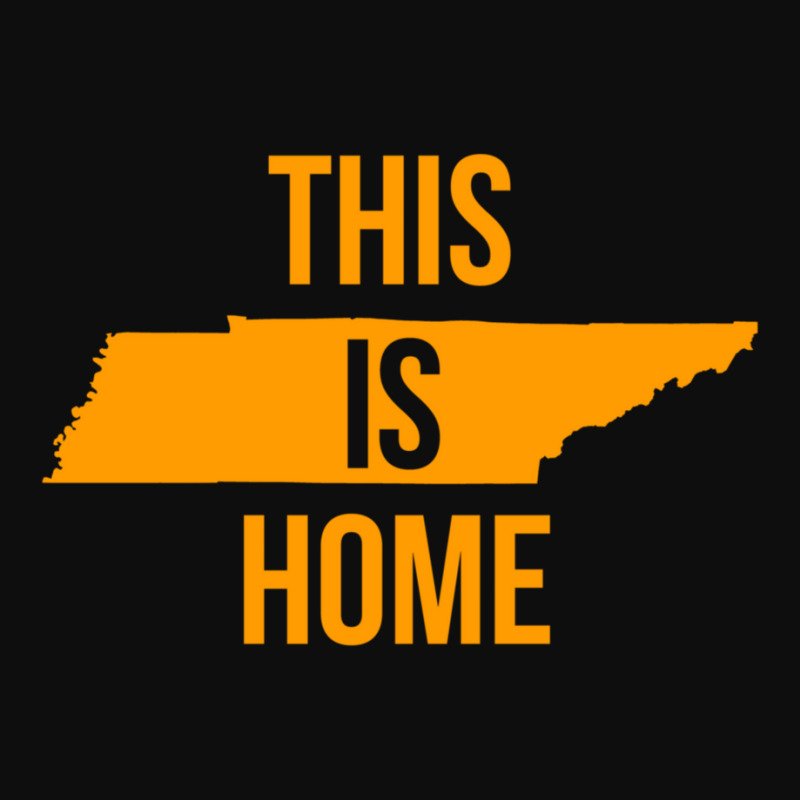 Hot Trend Orange Tennessee State Outline Tennessee Saying This Is Home Crop Top by Whitehead Hoppe | Artistshot