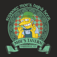 The Simpsons St. Patrick's Day Support Moe's, Drink Beer V2 T Shirt Ladies Fitted T-shirt | Artistshot