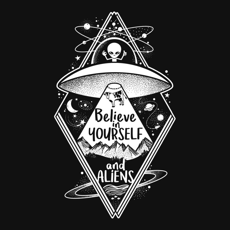 Custom Believe In Aliens Png Rectangle Patch By Nemimakeit - Artistshot