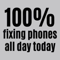 100 Fixing Phones All Day Funny Electronic Technician T Shirt Baby Bodysuit | Artistshot