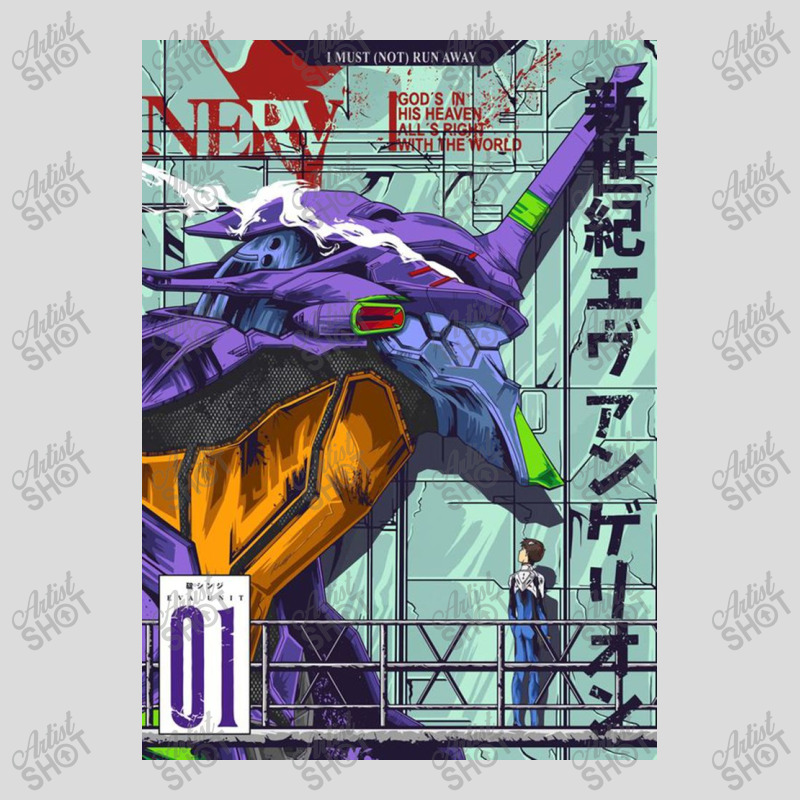 Evangelion Eva01 Poster Men's Polo Shirt by kariethurston | Artistshot