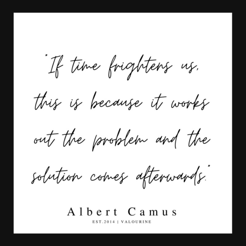 Albert Camus Quotes Minimalist Line Quote Portrait Canvas Print | Artistshot