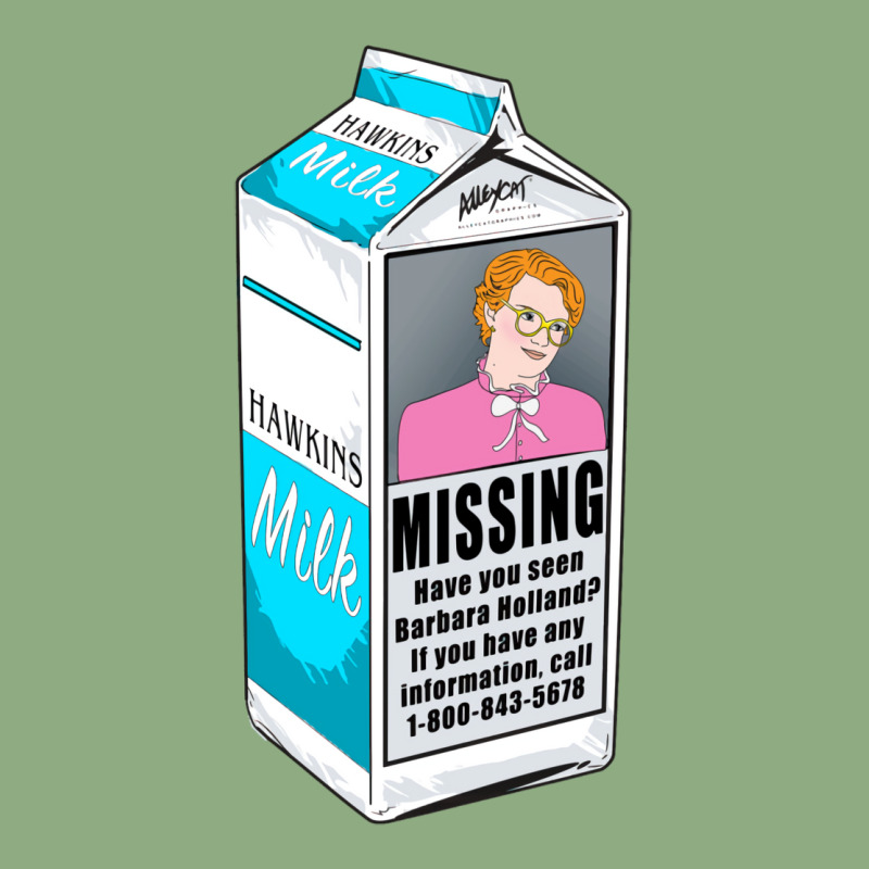 Missing Barb Milk Carton Graphic T-shirt by plakajkatiiel | Artistshot