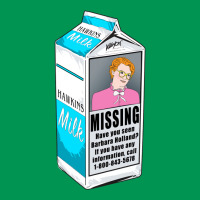 Missing Barb Milk Carton Classic T-shirt | Artistshot